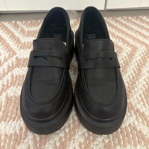 Wild Fable Lacey Loafers Flats Mary Jane Platform Shoes Black Size 6
